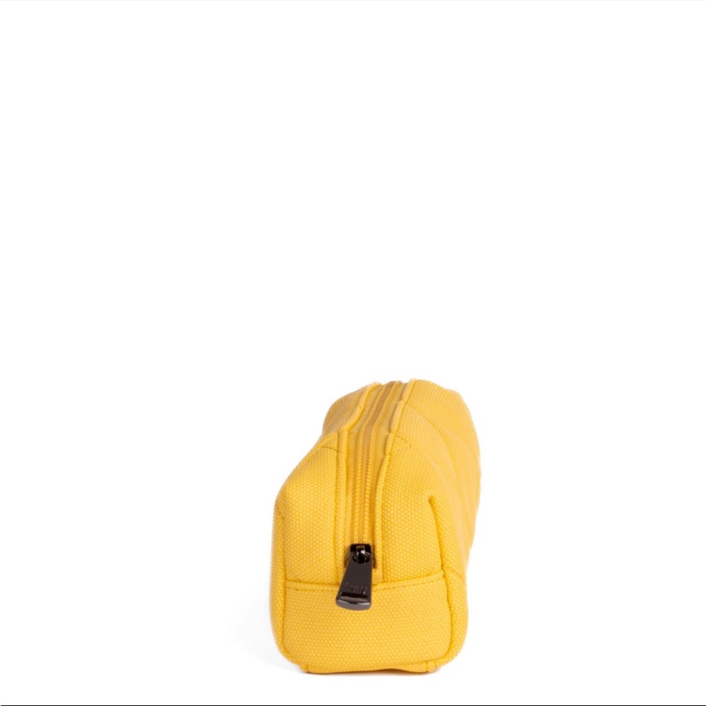COPY - COPY - NWT Lug Jib Matte Luxe Vegan Leather Zip Pouch in Banana 🍌 - Picture 5 of 8